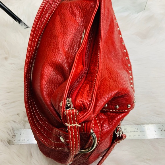 Ecko Unlimited | Bags | Vintage Red By Marc Ecko Studded Hobo Bag Purse | Poshmark